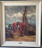 Jos Van Belleghem (1894-1970) - Shrimp fishers at Nieuwpoort