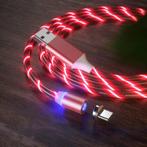 USB 2.0 - USB-C Magnetische Oplaadkabel 1 Meter Gevlochten, Verzenden, Nieuw