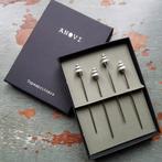 Anovi Tapasprikkers met Kerstboomontwerp – Zilvertin – 8, Huis en Inrichting, Ophalen of Verzenden, Nieuw