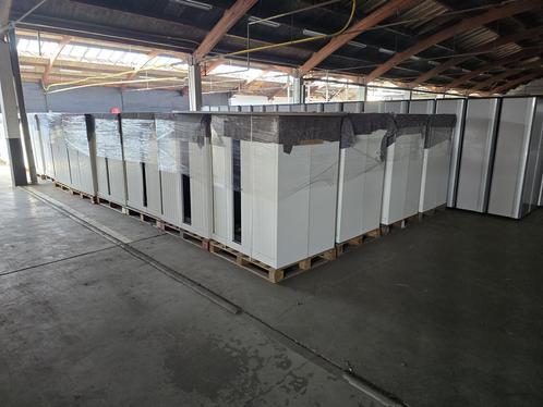 Stevige halfhoge metalen archiefkasten in wit, met sleutel, Zakelijke goederen, Kantoor en Winkelinrichting | Kantoormeubilair en Inrichting