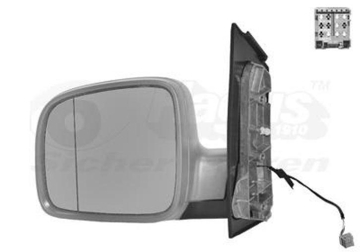 SPIEGELS VOOR VW TRANSPORTER T5 2003-2009 7E1857507A9B9, Auto-onderdelen, Spiegels, Nieuw, Ophalen of Verzenden