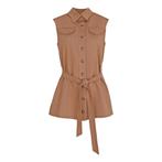 Pennyblack • lang bruin gilet Santina • 36 (IT42), Bruin, Verzenden, Nieuw, Pennyblack