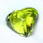 Groen Titaniet - 13.55 ct - International Gemological, Nieuw