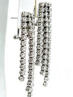Oorbellen - 14 karaat Witgoud - 2.94ct. tw. Diamant, Nieuw