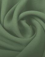 Crepe Georgette Dusty Green, Nieuw, Groen