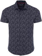 Carisma Blauw Overhemd Korte Mouw Met Wit Motief 9173, Kleding | Heren, Overhemden, Nieuw, Blauw, Verzenden