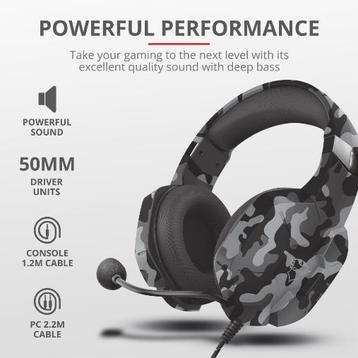 Trust GXT 1323 Altus Gaming Headset | Krachtige Bass | beschikbaar voor biedingen