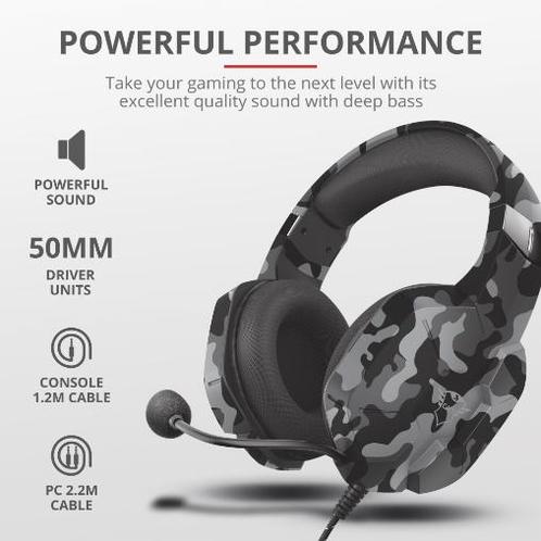 Trust GXT 1323 Altus Gaming Headset | Krachtige Bass |, Computers en Software, Headsets