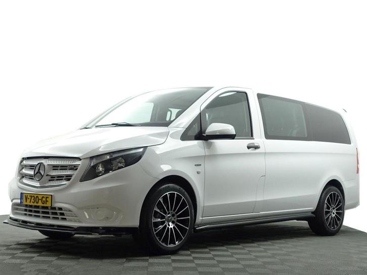 Zakelijke Lease |  Mercedes-Benz Vito 114 CDI Lang AMG Night, Auto's, Bestelauto's, Dealer onderhouden, Lease, Zwart, Automaat