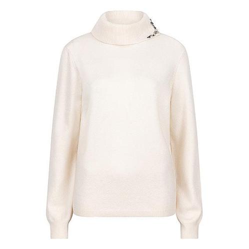 -30% Esqualo  Esqualo Sweater f24-27517 -  maat XL, Kleding | Dames, Truien en Vesten, Beige, Nieuw, Verzenden