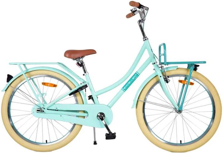 Volare Excellent Kinderfiets - Meisjes - 24 inch - Groen, Fietsen en Brommers, Fietsen | Kinderfietsjes, Nieuw, Ophalen of Verzenden