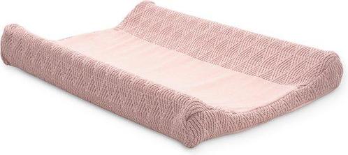 Jollein Aankleedkussenhoes Knit 50x70cm - Pale Pink, Kinderen en Baby's, Badjes en Verzorging, Nieuw, Verzenden