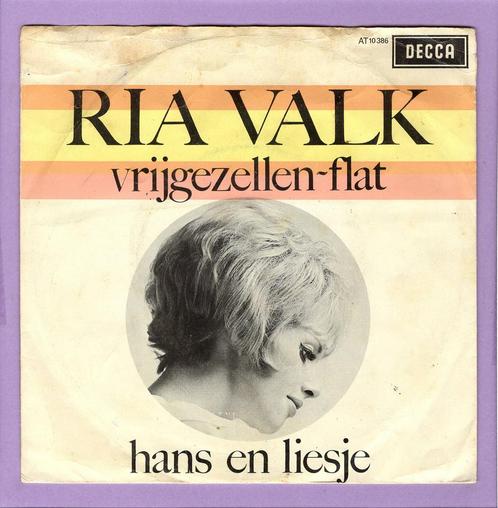 Ria Valk – Vrijgezellen-Flat / Hans En Liesje (1-7-Vin..., Cd's en Dvd's, Vinyl Singles, Verzenden