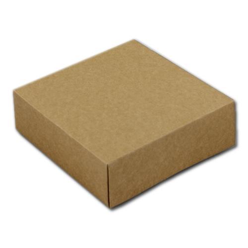Taartdoos 15x15x5cm. Kraft 3st, Hobby en Vrije tijd, Taarten en Cupcakes maken, Nieuw, Verzenden