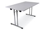 Inklapbare tafel recht | 160x80 | T-frame, Huis en Inrichting, Ophalen of Verzenden, Nieuw, Kunststof