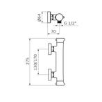 Douchekraan GRB Time Thermostatisch Anti-Kalk Coating Chroom, Nieuw, Ophalen of Verzenden