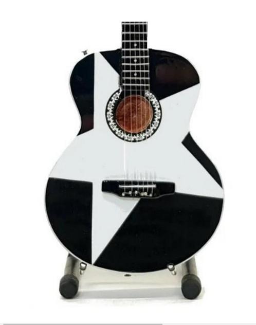 Miniatuur Ovation gitaar met gratis standaard, Verzamelen, Muziek, Artiesten en Beroemdheden, Pop, Beeldje of Miniatuur, Nieuw