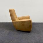 design Fauteuil Label Longa van Gerard van den Berg, beige, Huis en Inrichting, Stoelen, Ophalen of Verzenden, Gebruikt, Leer