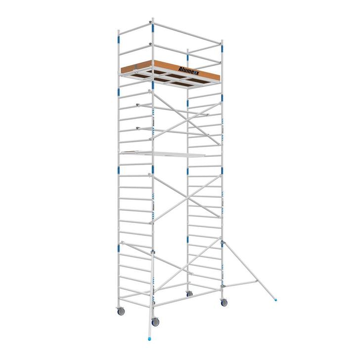 ASC / ALX / Euroscaffold rolsteiger 135 x 250 x 8.2 mtr WH, Doe-het-zelf en Verbouw, Steigers, Rolsteiger of Kamersteiger, Nieuw