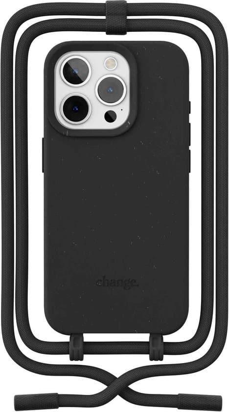 Change Case - iPhone 15 Pro Max - Zwart, Telecommunicatie, Mobiele telefoons | Hoesjes en Frontjes | Apple iPhone, Ophalen of Verzenden