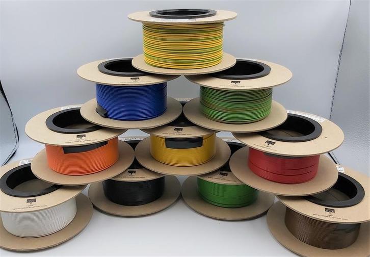 0,50 mm2 FLRY-B voertuigkabel - 50 meter op rol, Auto-onderdelen, Elektronica en Kabels, Nieuw, Oldtimer onderdelen, Overige automerken