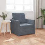 vidaXL Slaapbank vloermodel 1-persoons 74x77x81 cm fluweel, Verzenden, Nieuw, Stof