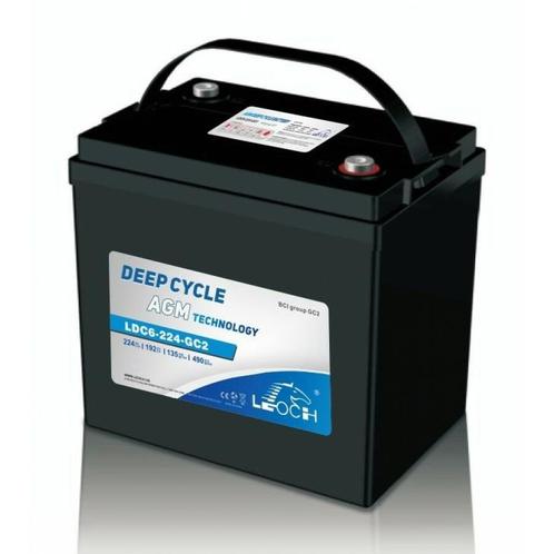 Accu AGM Carbon Leoch LDC6-224-GC2 (6V/224Ah), Auto-onderdelen, Accu's en Toebehoren, Ophalen of Verzenden