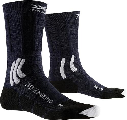 X-Socks Trek Merino Crew wandelsokken  Donkerblauw - 42-44, Sport en Fitness, Bergsport en Wandelen, Kleding, Nieuw, Verzenden