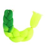 Jumbo Braids Hairextentions Color 60cm Groen Geel, Sieraden, Tassen en Uiterlijk, Uiterlijk | Haarverzorging, Verzenden, Nieuw