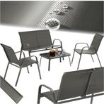 2dekans | tectake® Tuinset Nora - Moderne Zitgroep voor 4, Tuin en Terras, Tuinsets en Loungesets, Ophalen of Verzenden, Zo goed als nieuw