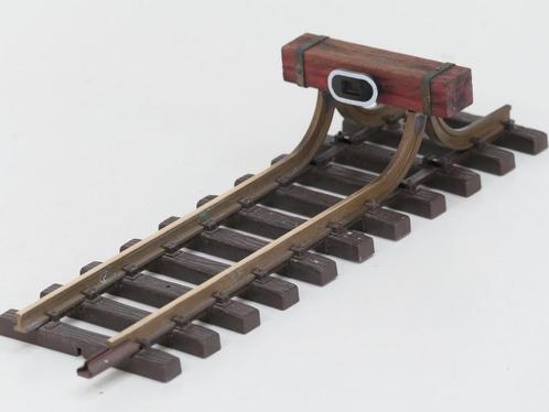 Klein-Serie Oldtimer Stootblok met echt hard-houten stoot..., Hobby en Vrije tijd, Modeltreinen | Overige schalen, Rails, Gebruikt