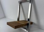 Veiling - 2x Industriële wandplank - Stainless steel -  20x, Huis en Inrichting, Nieuw