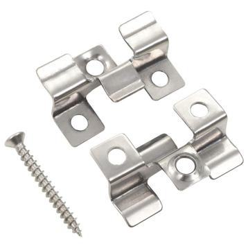 RVS Terrasplankenklemmen incl. Schroeven - Topdeal! | 40%... beschikbaar voor biedingen