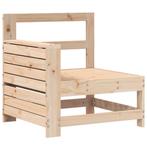 Tuinbank met armleuning en klaptafel massief grenenhout, Tuin en Terras, Tuinsets en Loungesets, Verzenden, Nieuw