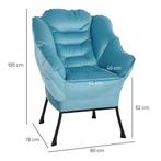 TRUUSK Fauteuil Woonkamer Loungestoel Gestoffeerde Relaxstoe, Huis en Inrichting, Stoelen, Verzenden, Nieuw