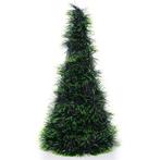Dennenboom kerstboom kunst 26 cm. tinsel green/black boompje, Nieuw, Ophalen of Verzenden