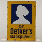 Dr. Oetker - Reclamebord - Gemaakt van 1,5 mm ijzer en