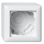 Gira Opbouwrand 1V Zuiver wit (hagelwit) 106103, Nieuw