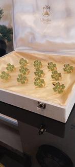 Servetring (12) - Klavertjevier - Metaal