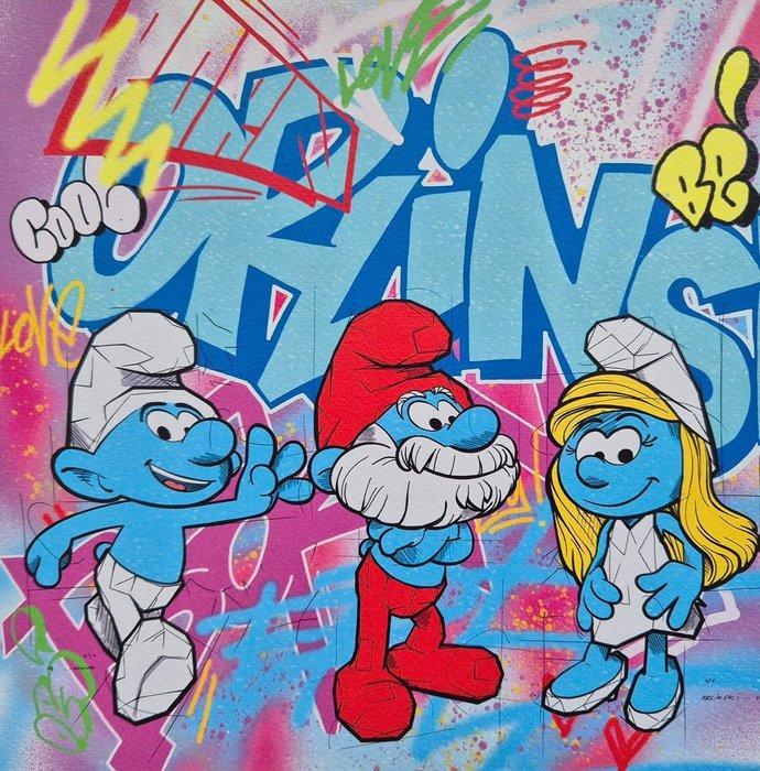 Richard Orlinski (1966) - Les Schtroumpfs, Antiek en Kunst, Antiek | Overige Antiek