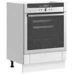 vidaXL Ovenkast Lucca bewerkt hout wit, Verzenden, Nieuw, Wit