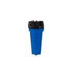 Waterfilter behuizing 10 inch in-out 3/4 inch blauw, Verzenden, Nieuw