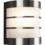 Philips Calgary muurlamp - inox - 60W, Tuin en Terras, Buitenverlichting, Ophalen of Verzenden, Zo goed als nieuw