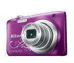 Nikon Coolpix A100 Digitale Compact Camera - Paars/Lineart (, Verzenden, Zo goed als nieuw