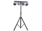 Ibiza Light DJLIGHT65 Licht Standaard 2 RGBW Par Cans + 2, Muziek en Instrumenten, Licht en Laser, Verzenden, Nieuw, Laser