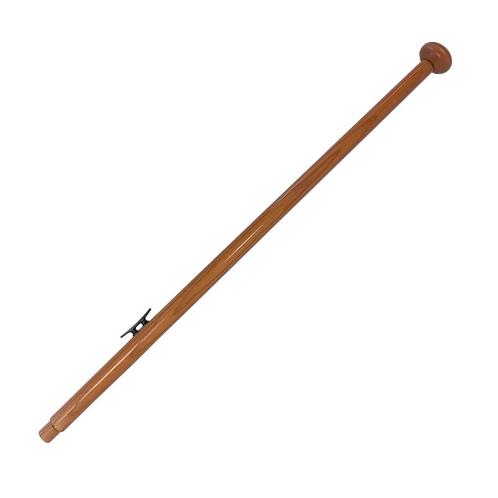 Vlaggenstok met kikker, 60-125cm, hout-125cm, stok Ø28mm, vo, Diversen, Vlaggen en Wimpels, Nieuw, Ophalen of Verzenden