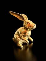 Hare (H14cm) - Beeldje - 1970s Caravell Design - Messing
