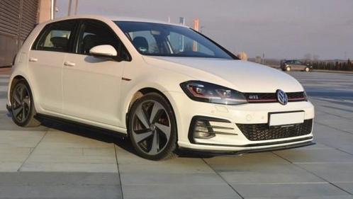 Voorspoiler Volkswagen Golf 7.5 GTI FL Maxton Glans Zwart, Auto-onderdelen, Carrosserie en Plaatwerk, Ophalen of Verzenden