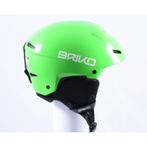53 54 55 skihelm/snowboardhelm BRIKO R, Green/white, verstel, Sport en Fitness, Skiën en Langlaufen, Verzenden, Gebruikt