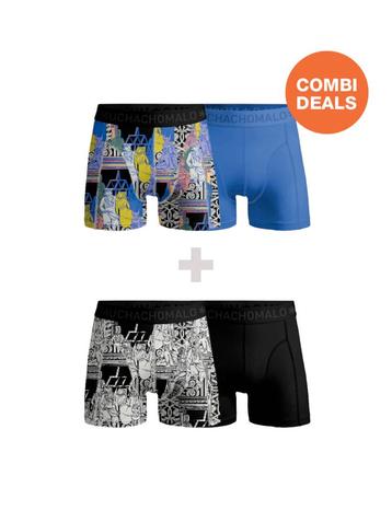 -25% Muchachomalo  Muchachomalo Jongens 2+2-pack boxershorts beschikbaar voor biedingen